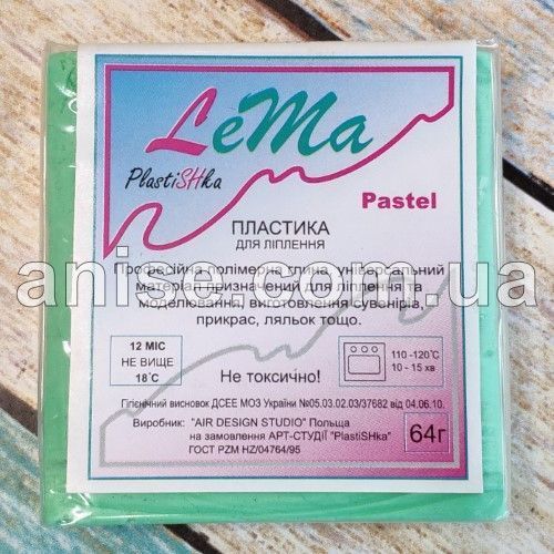 Полімерна глина Lema Pastel, No0607 фісташкове морозиво, 75 грам 0607 фото